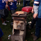 The pizza file cabinet in all its rusty glory